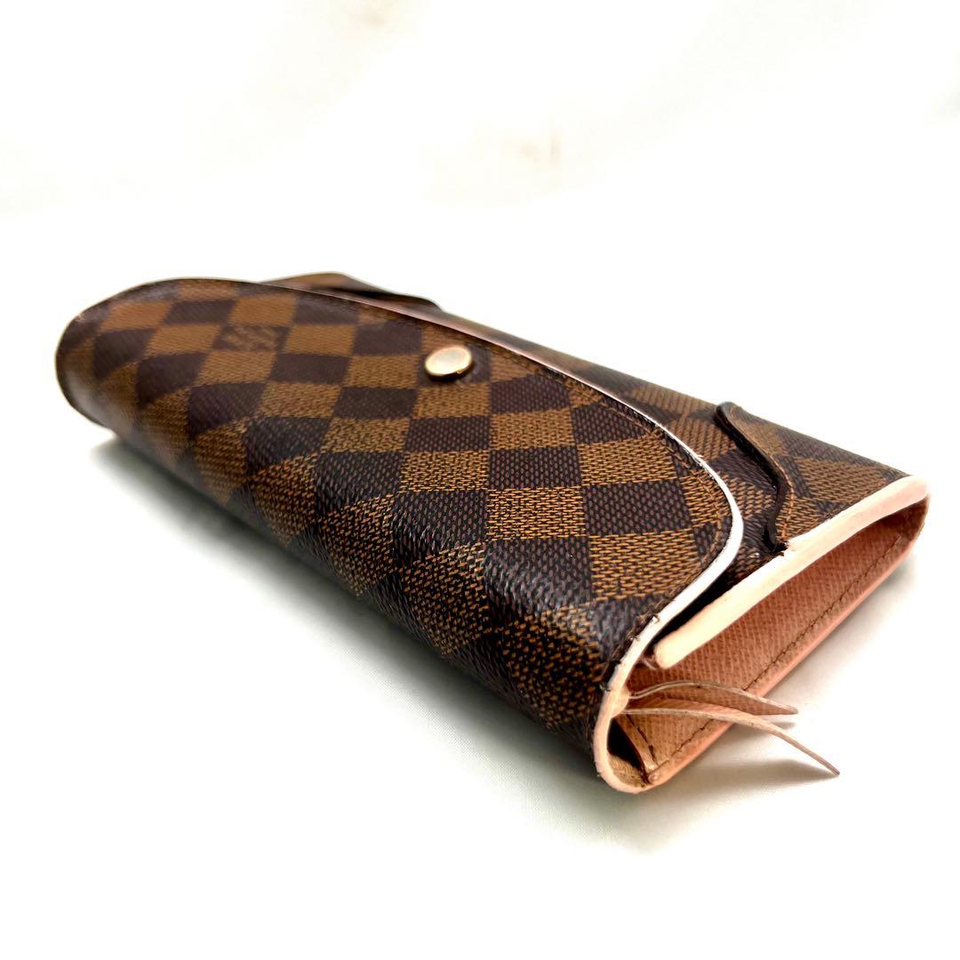 ルイヴィトン ダミエ エベヌ ポルトフォイユ カイサ ローズバレリーヌ