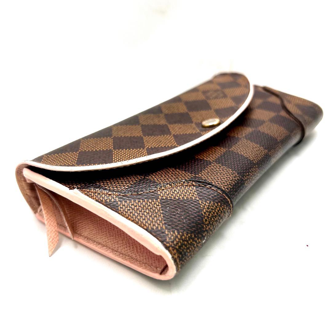 ルイヴィトン ダミエ エベヌ ポルトフォイユ カイサ ローズバレリーヌ