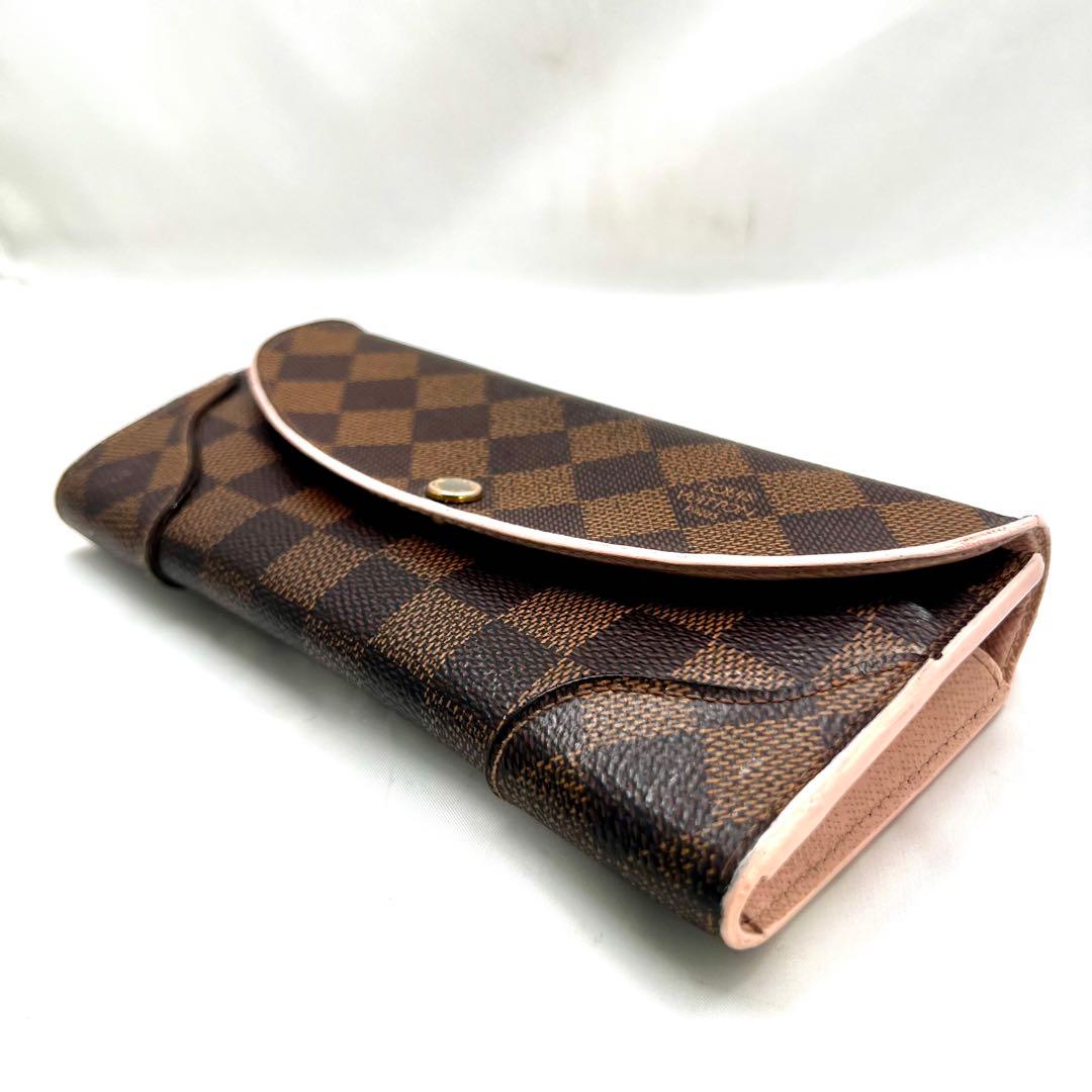 ルイヴィトン ダミエ エベヌ ポルトフォイユ カイサ ローズバレリーヌ