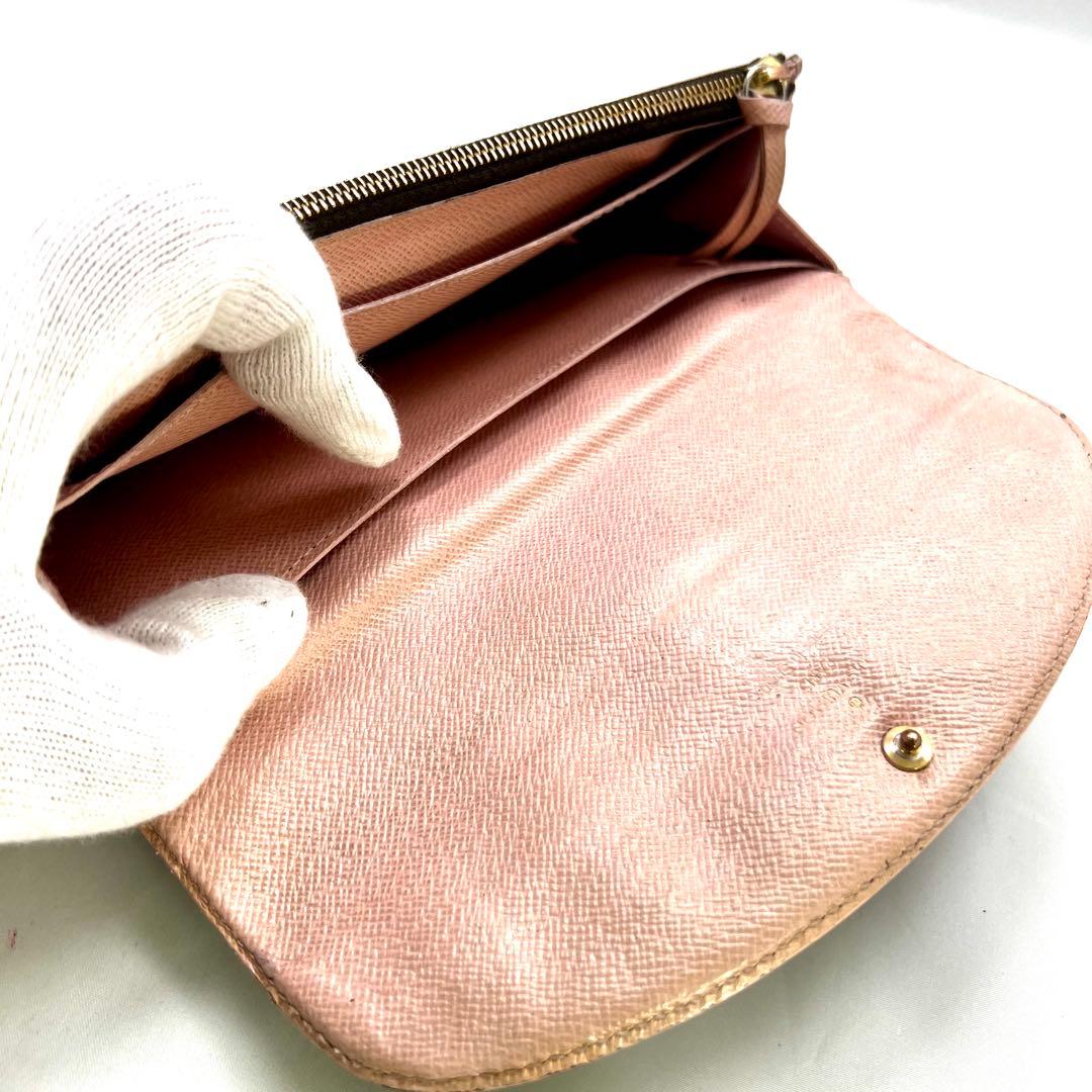 ルイヴィトン ダミエ エベヌ ポルトフォイユ カイサ ローズバレリーヌ