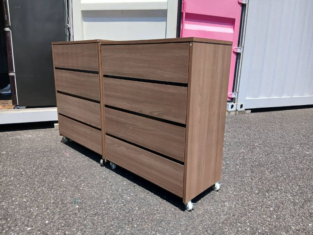 地域限定販売　ニトリ　クローネ　4段チェスト×2　お得!な2点セット