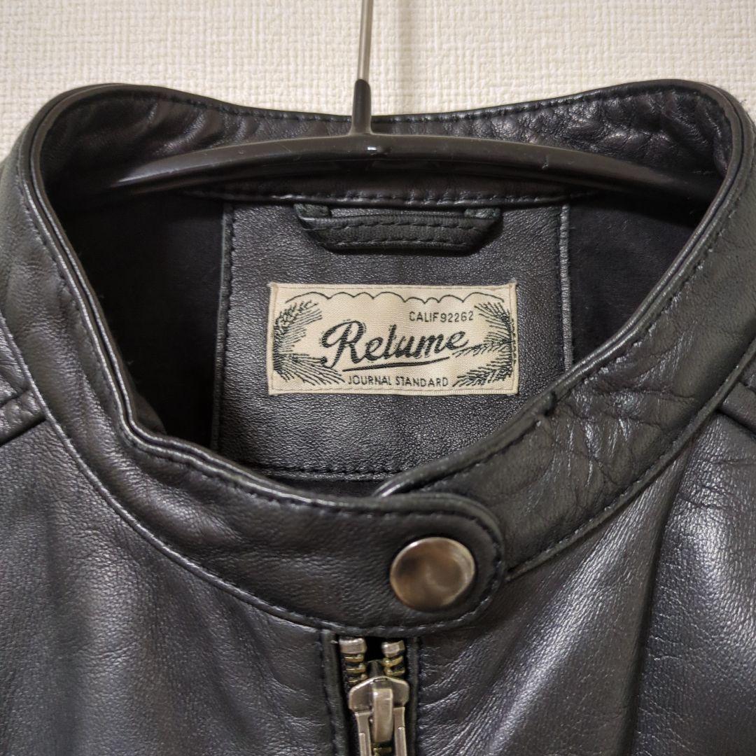 美品 ジャーナルスタンダード シングルライダース ラムレザー ジャケット 38