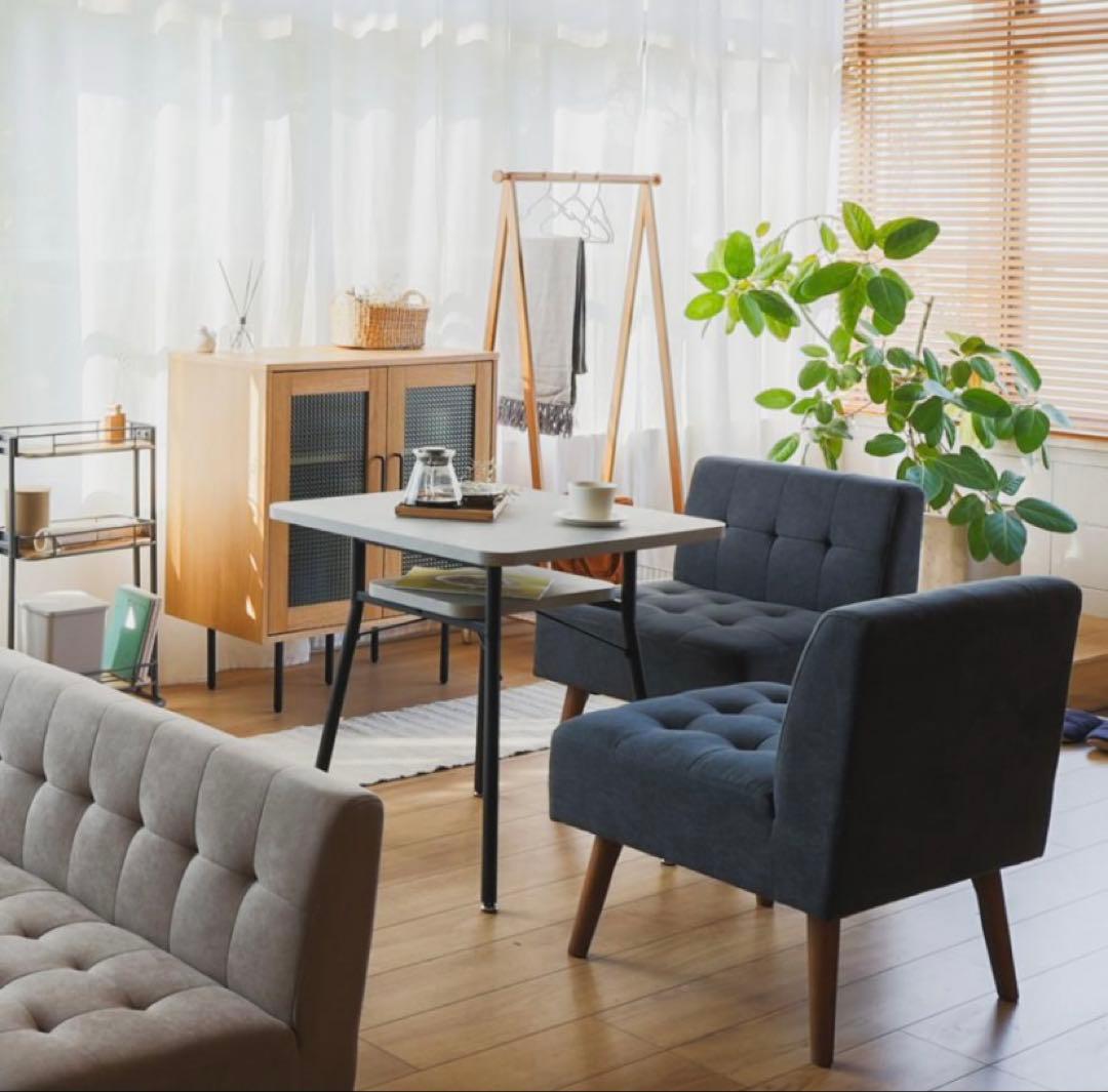 【美品】ソファー　1人掛け　ダイニングチェア　リビングチェア