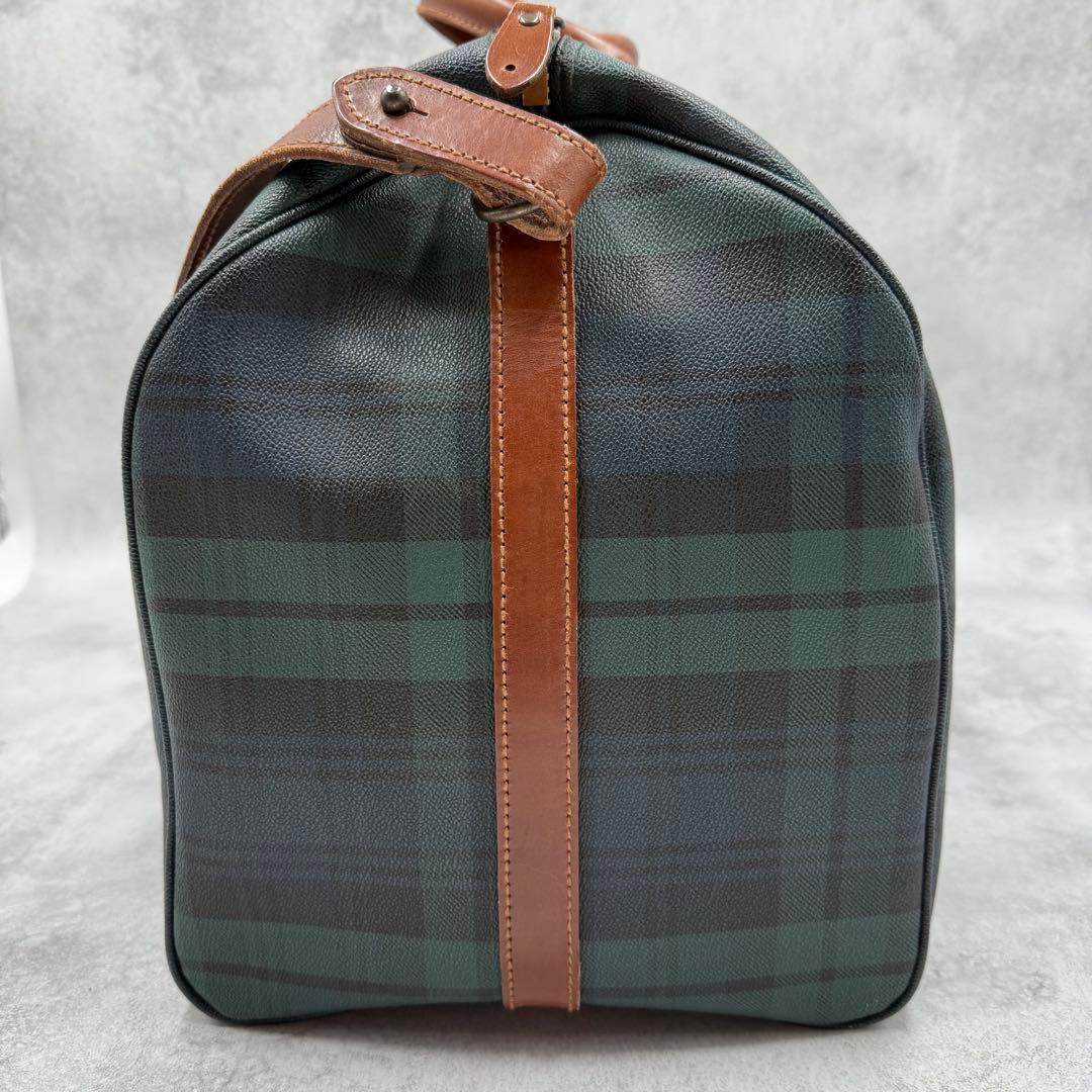 付属品完備 ポロ ラルフローレン PVC レザー ボストンバッグ 2way