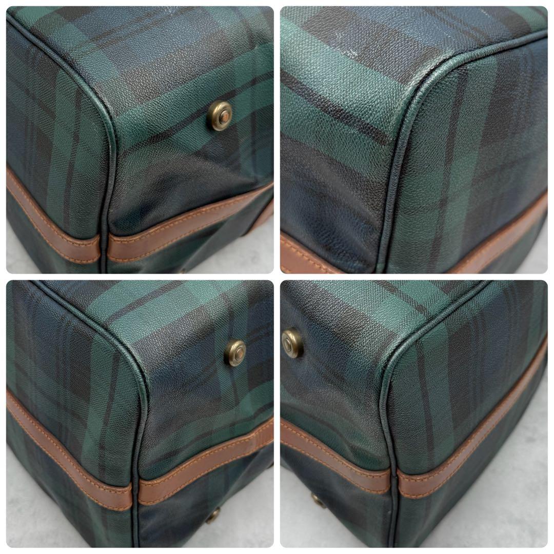 付属品完備 ポロ ラルフローレン PVC レザー ボストンバッグ 2way