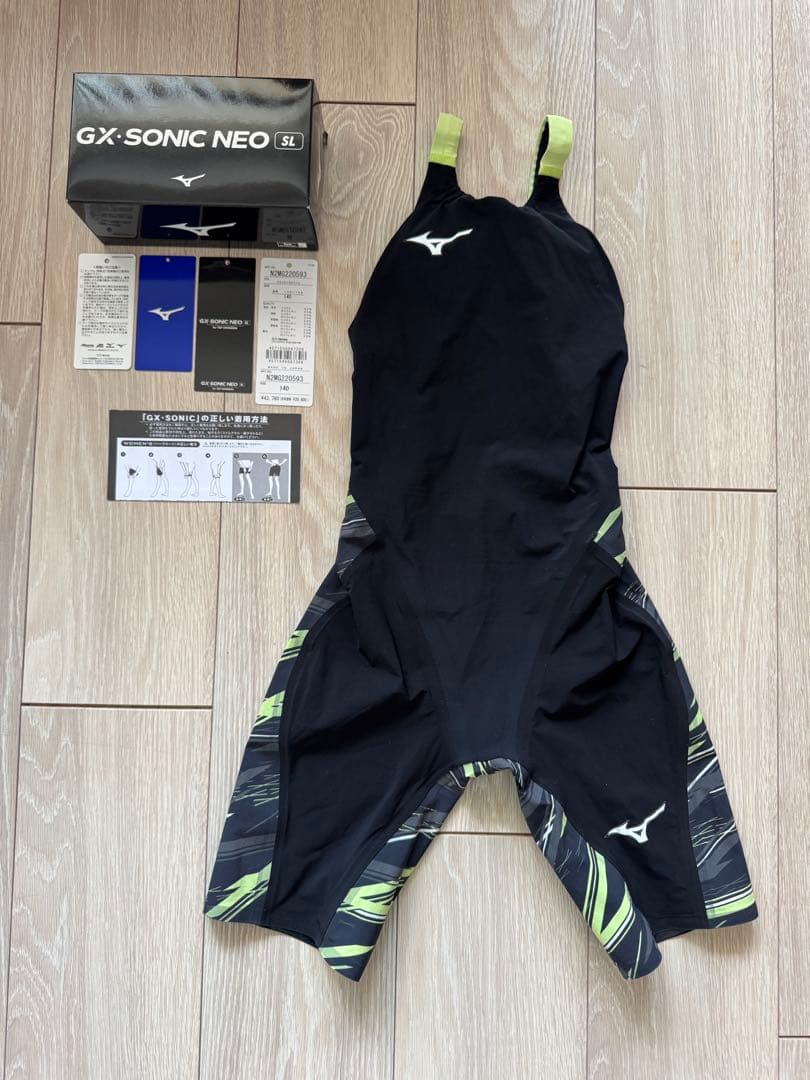 ミズノ GX SONIC NEO SL 140サイズ ジュニア 女子 高速水着②