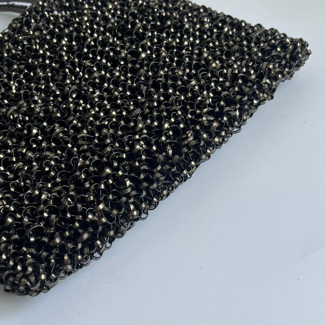 ✨未使用級✨　ANTEPRIMA スクエア　ワイヤーバッグ　ブラック