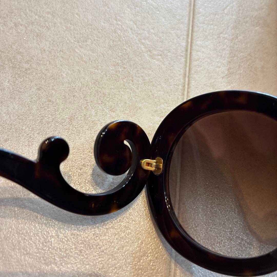 早い者勝ち！美品　お値下げ不可　PRADA バロックサングラス　べっ甲
