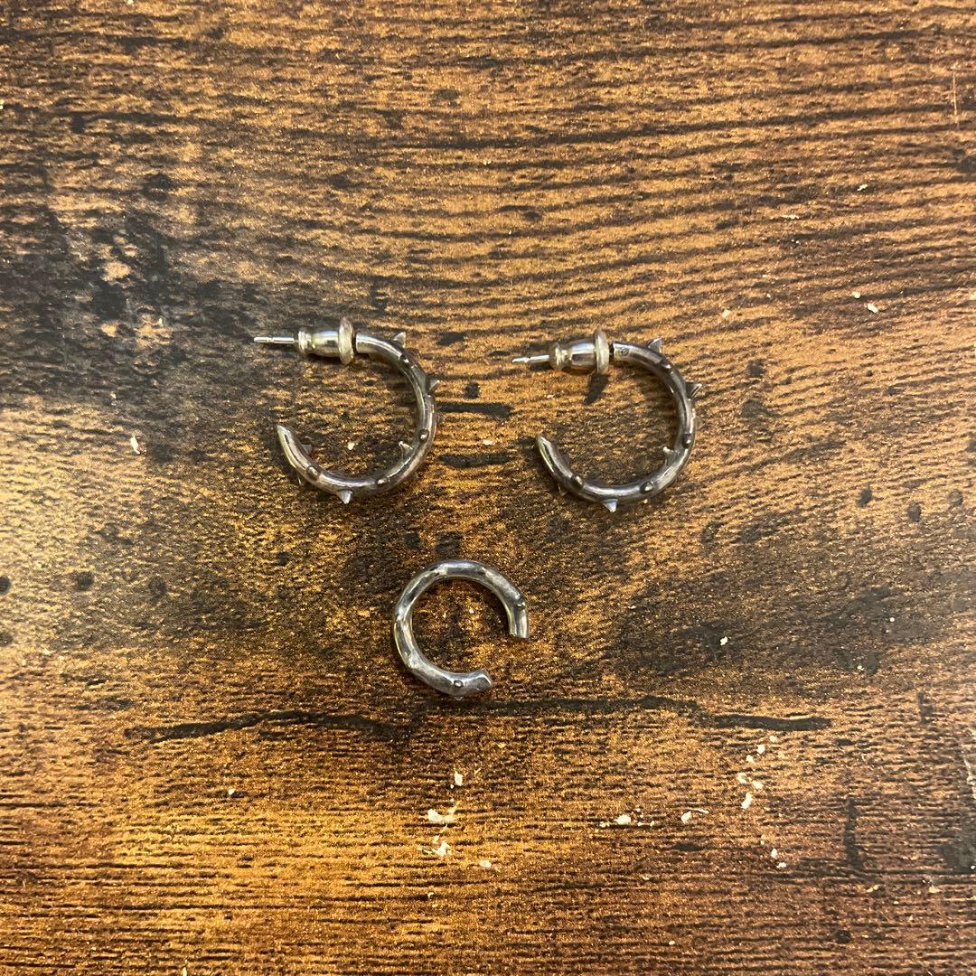 アクセサリー Scat Rose\" hoop pierce earcuff