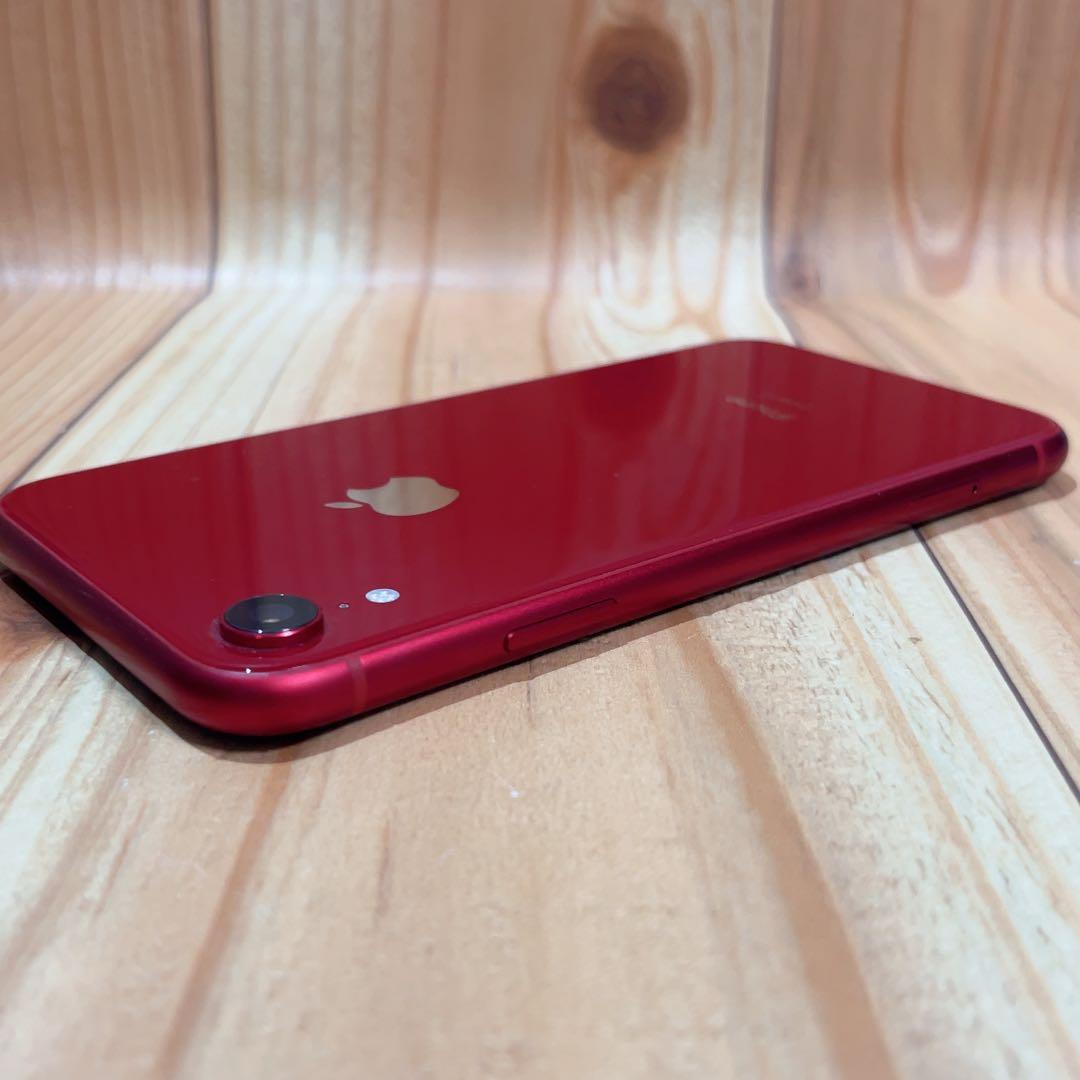 SIMフリー 本体 iPhone XR 64 GB レッド 523 電池良好