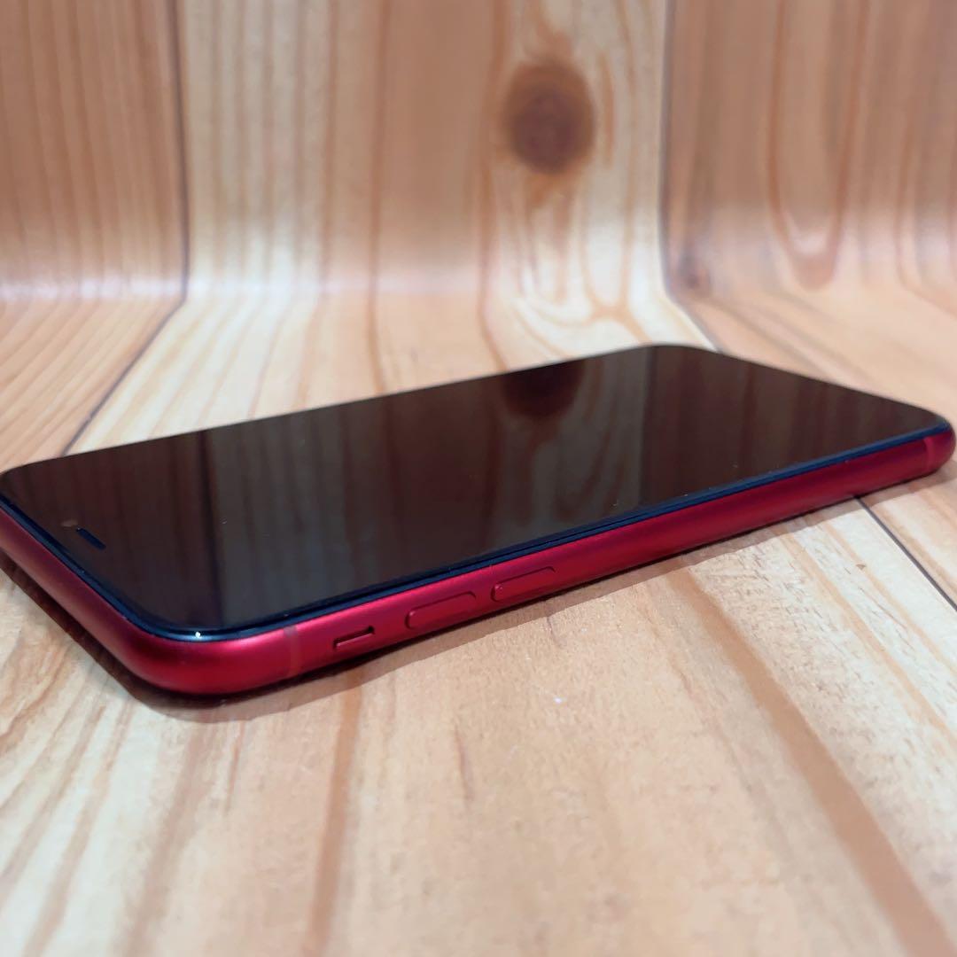 SIMフリー 本体 iPhone XR 64 GB レッド 523 電池良好