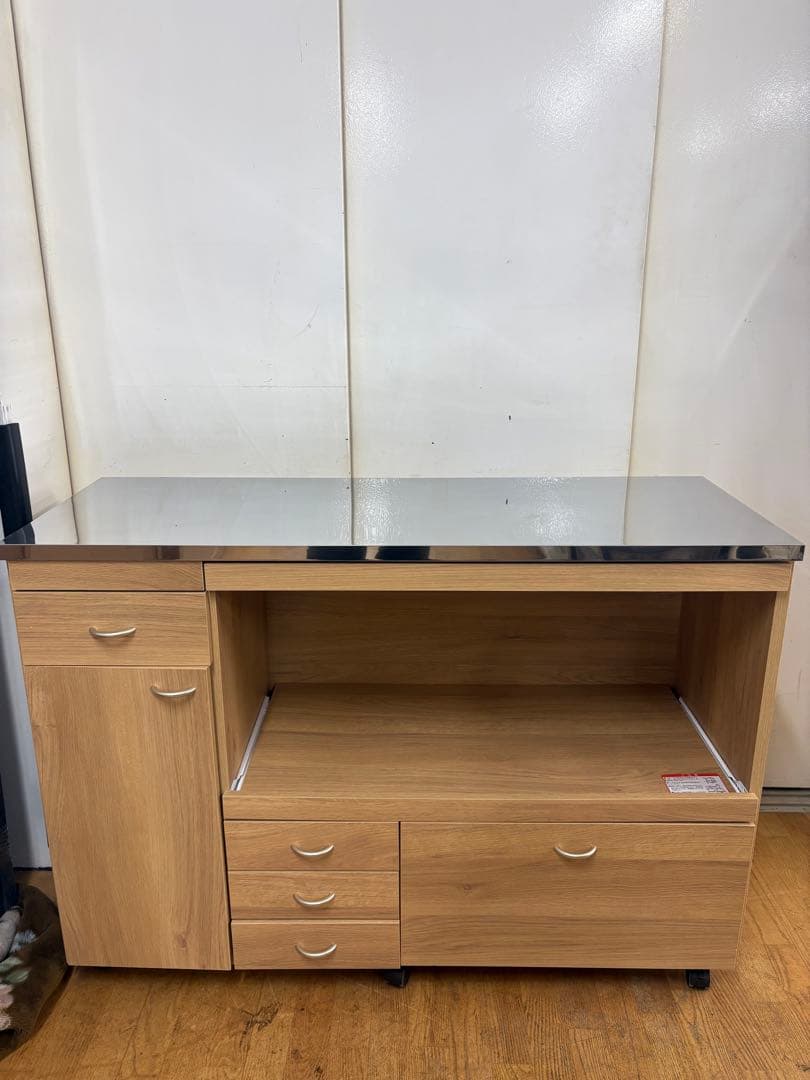 M092 木製キッチンカウンター 幅1195mm