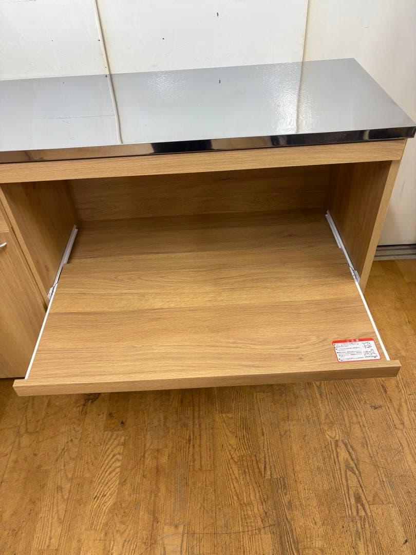 M092 木製キッチンカウンター 幅1195mm