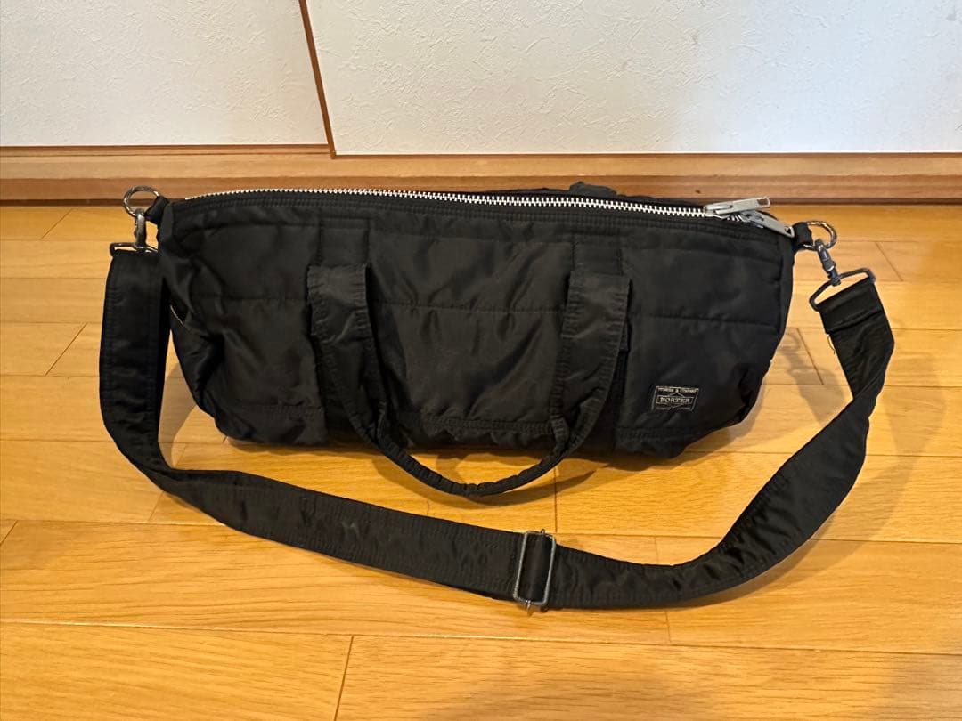 PORTER　TANKER　ボストンバッグ　ブラック