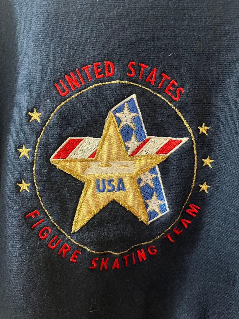 90s USA製 L 超美品 チャンピオン リバースウィーブ スウェット 刺繍