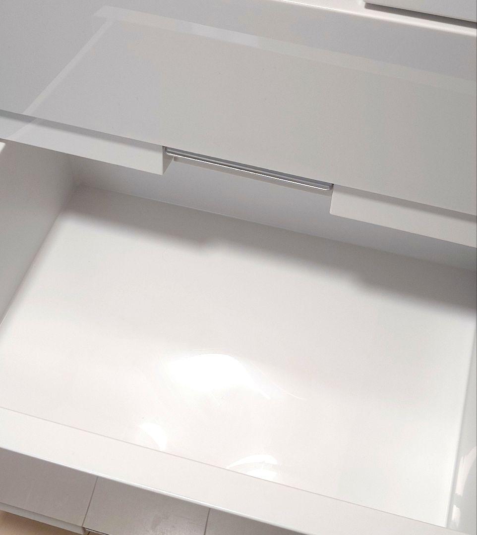 フィッツプレミアム ホワイト 幅55㎝ 4段 チェスト