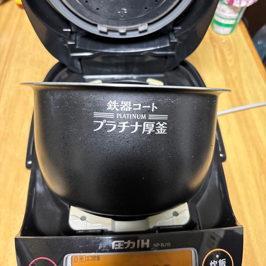 ZOJIRUSHI铁器コートプラチナ厚釜大火力炊飯器NP －BJ 10