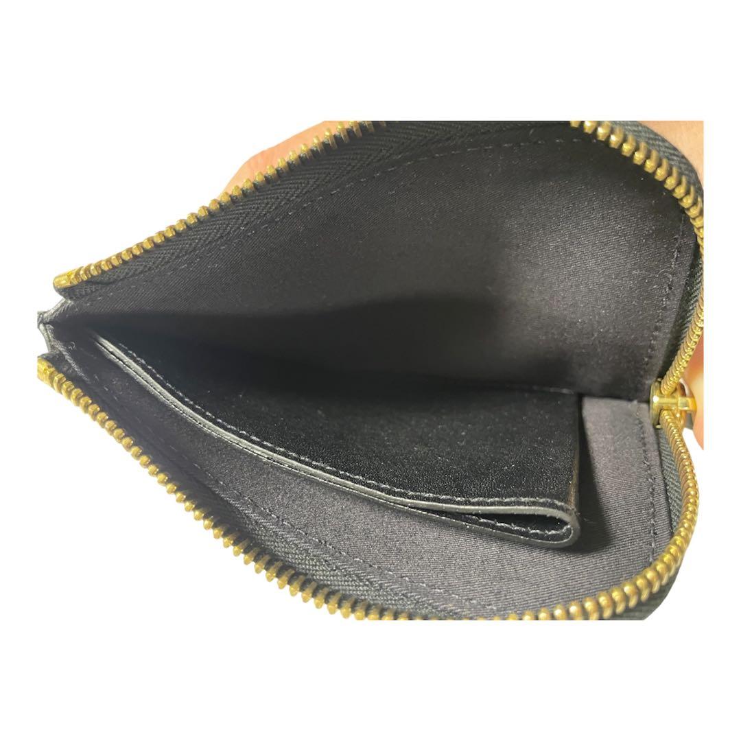 IL BISONTE イルビゾンテ　L字ファスナーケース　ブラック　財布