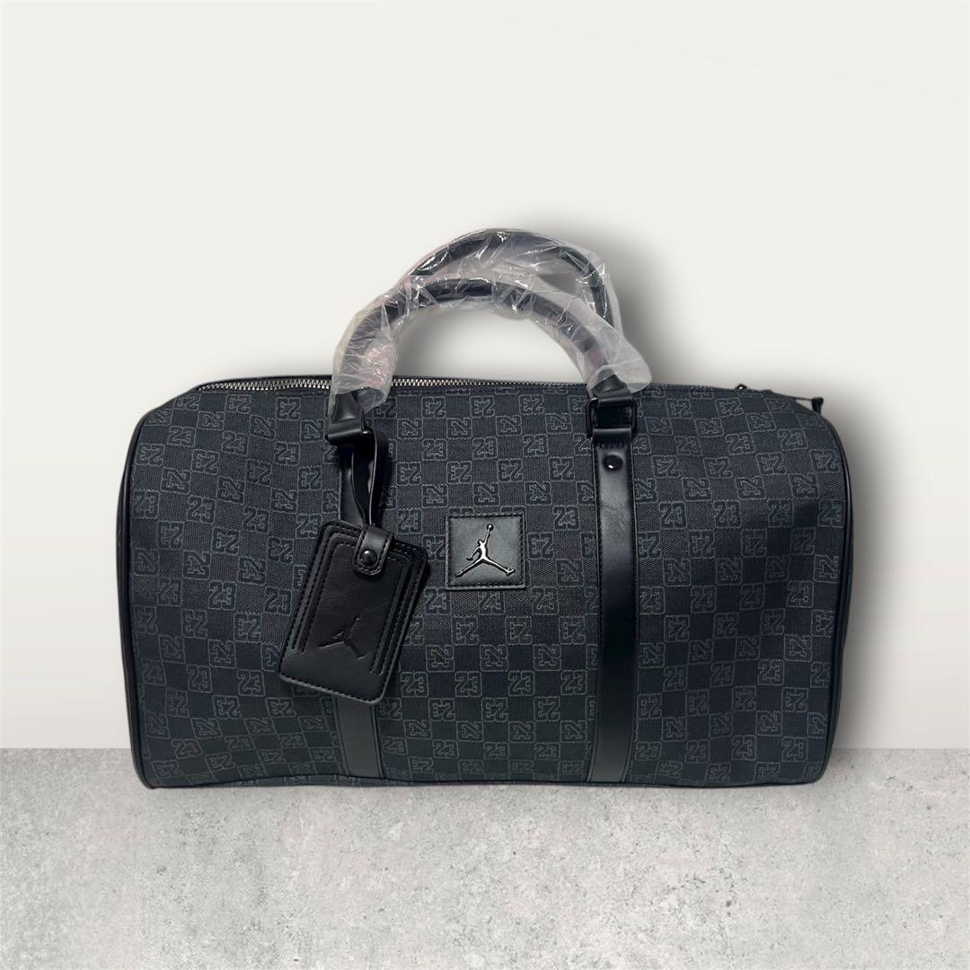 Jordan モノグラム ボストンバッグ ブラック 未使用