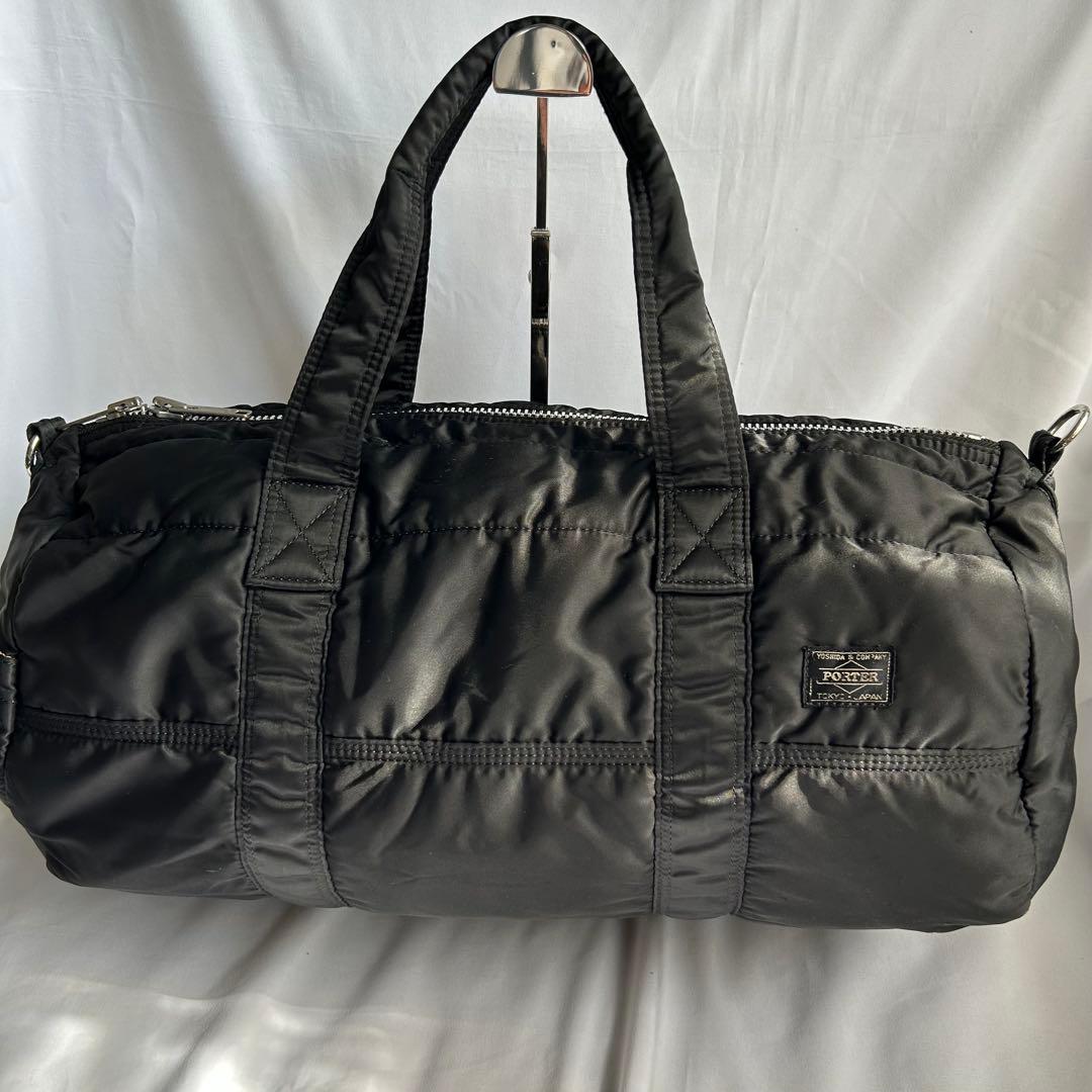PORTER 吉田カバン タンカー 2WAY ボストンバッグ ドラム型 廃盤品