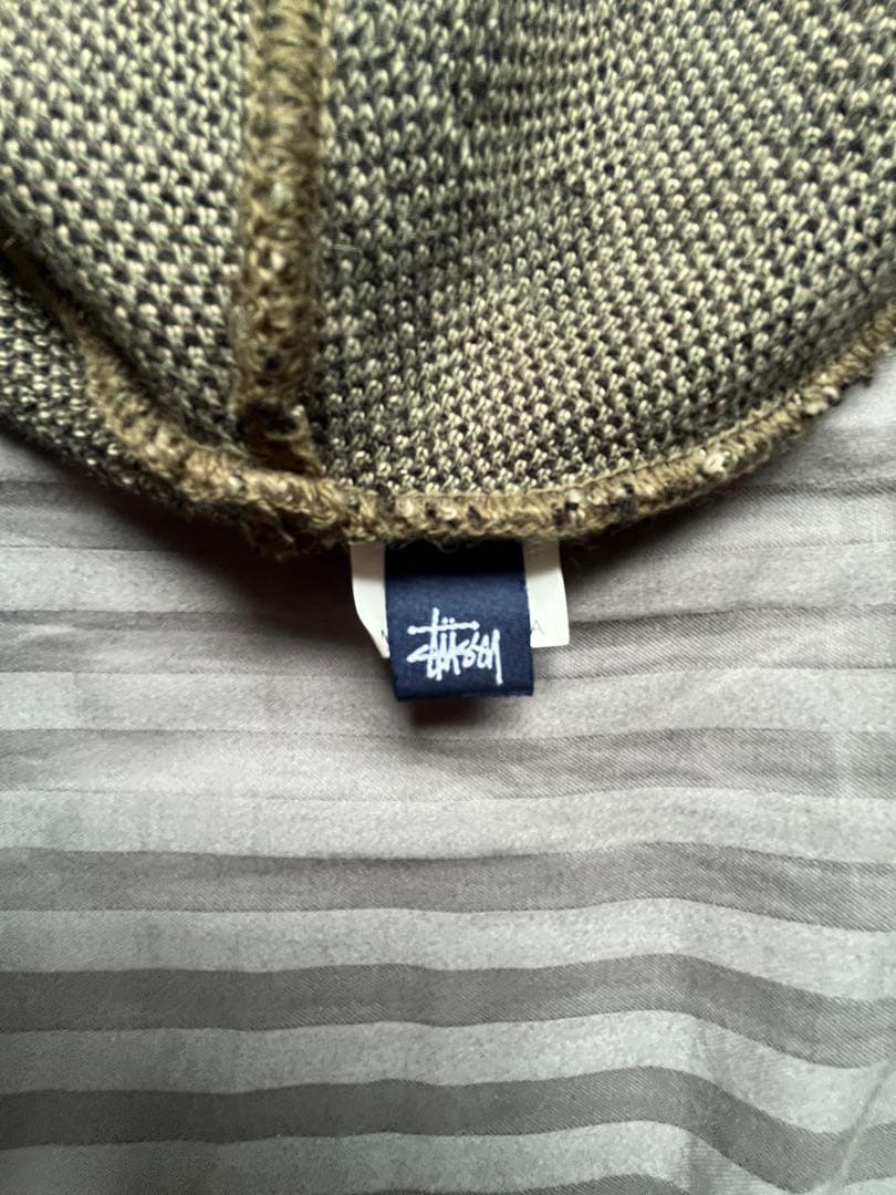 Stussy スカルパターン ニット帽　ビーニー　old stussy