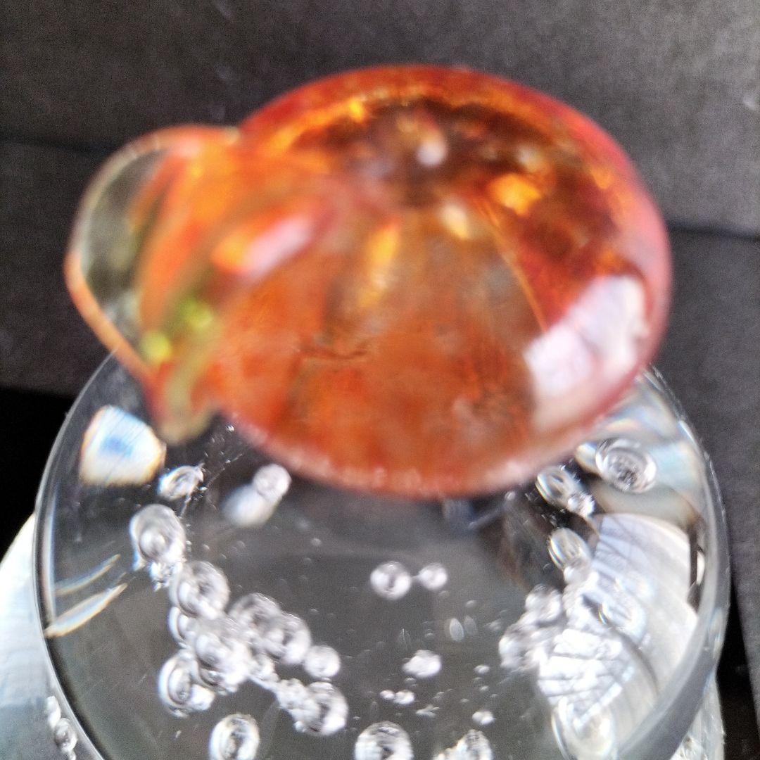 青森伝統工芸品 津軽びいどろ置物　江戸切子グラス