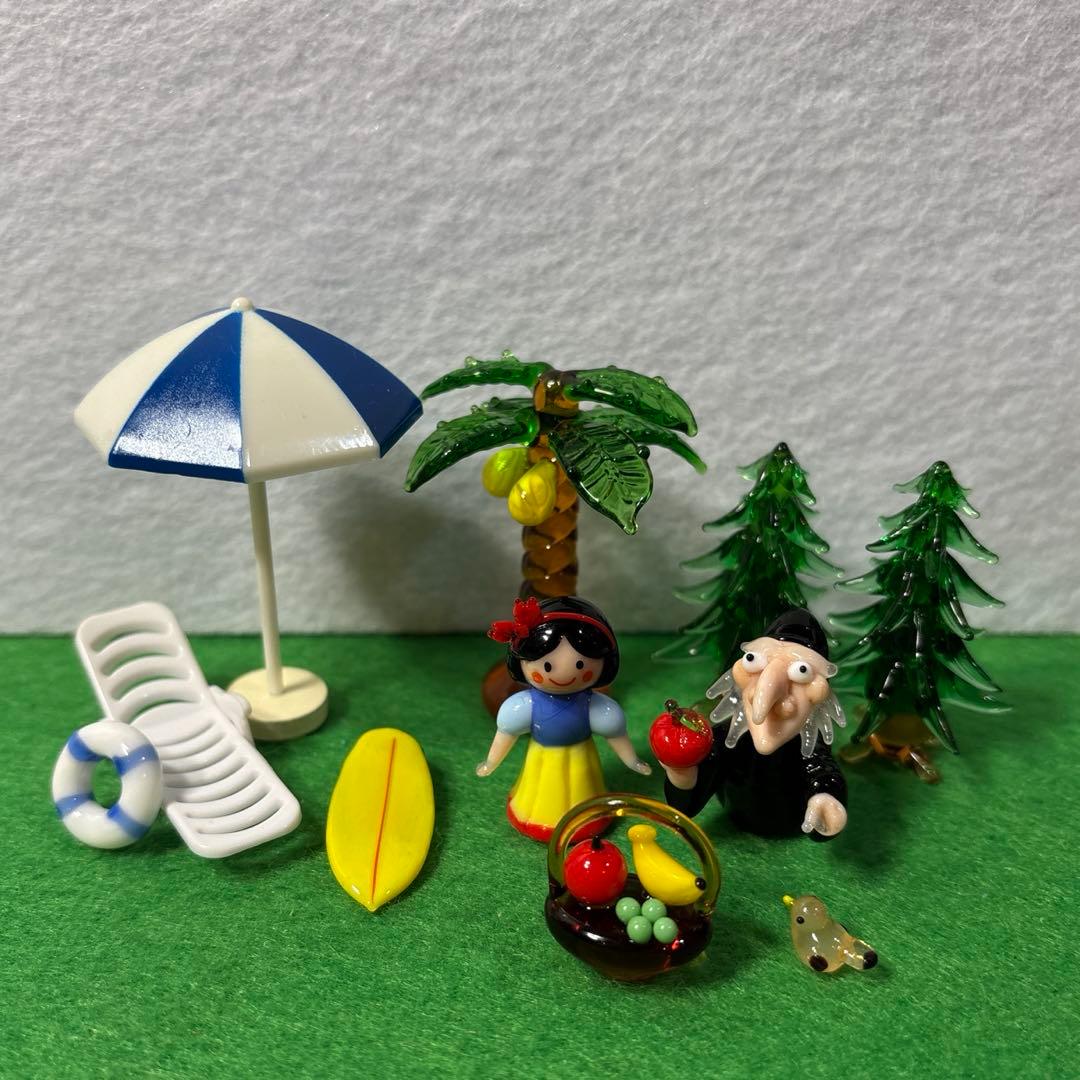 ひとひと　ガラス細工　ミニチュア