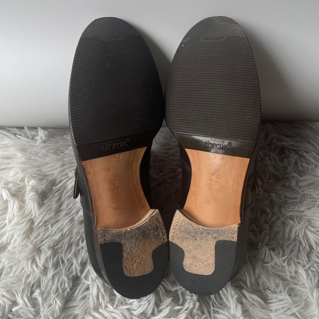 【美品】フォルメ モンクストラップ ブラック 4.5