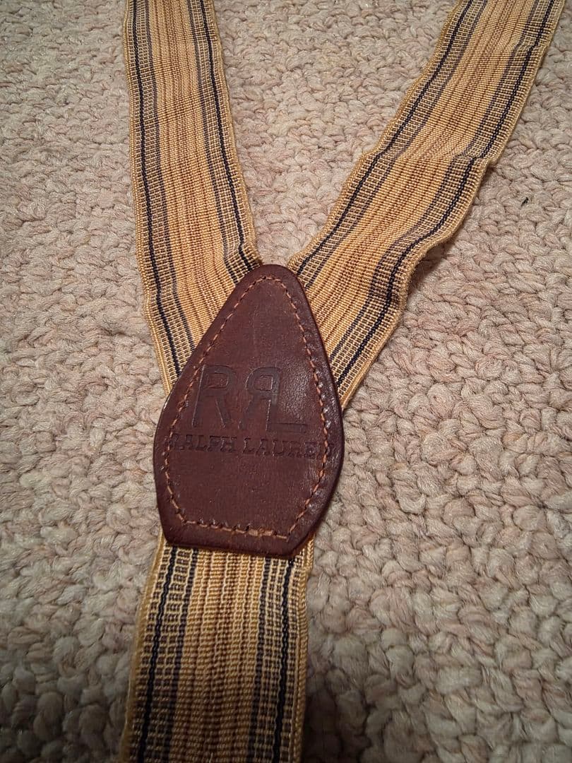 か*れ様 RRL サスペンダー オールドモデル 正規品 ラルフローレン ビンテー