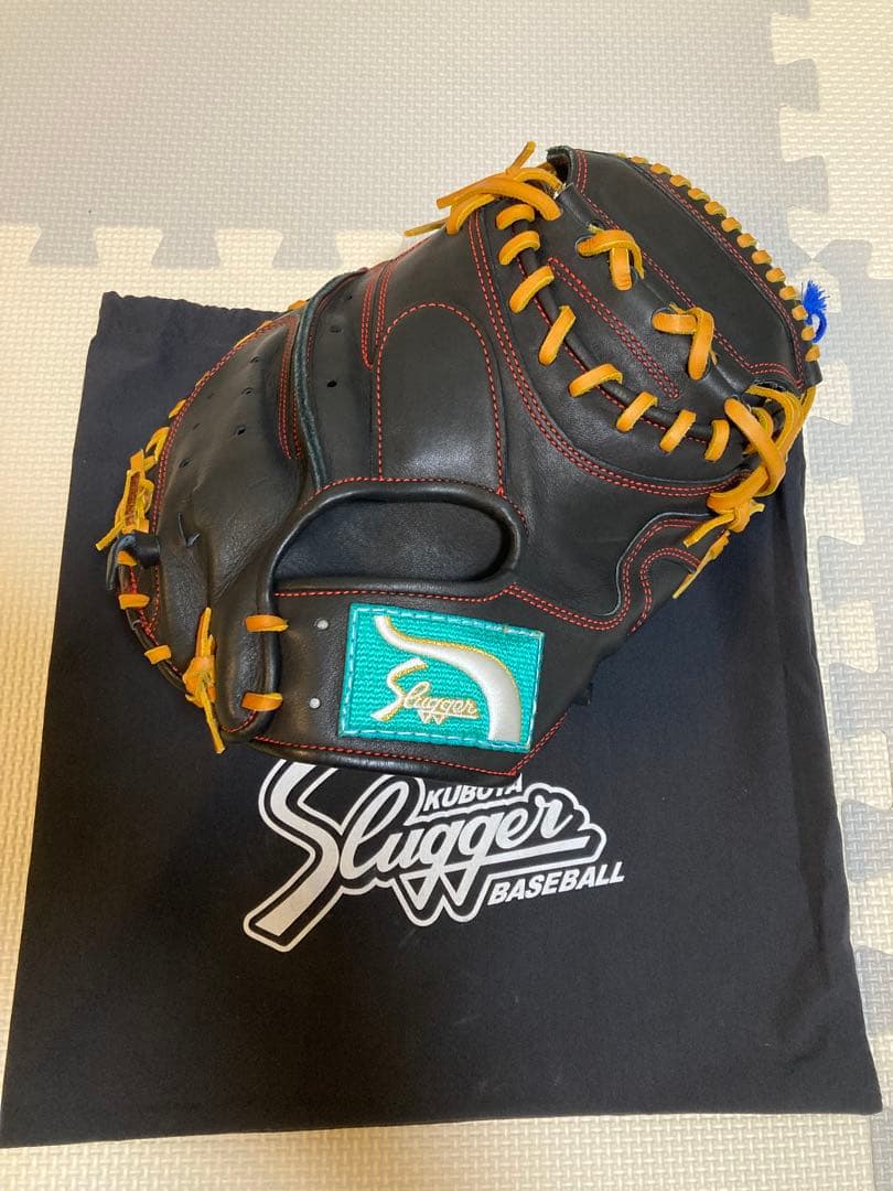ア*ツ様 久保田スラッガー 軟式用キャッチャーミット　東京支店型付け