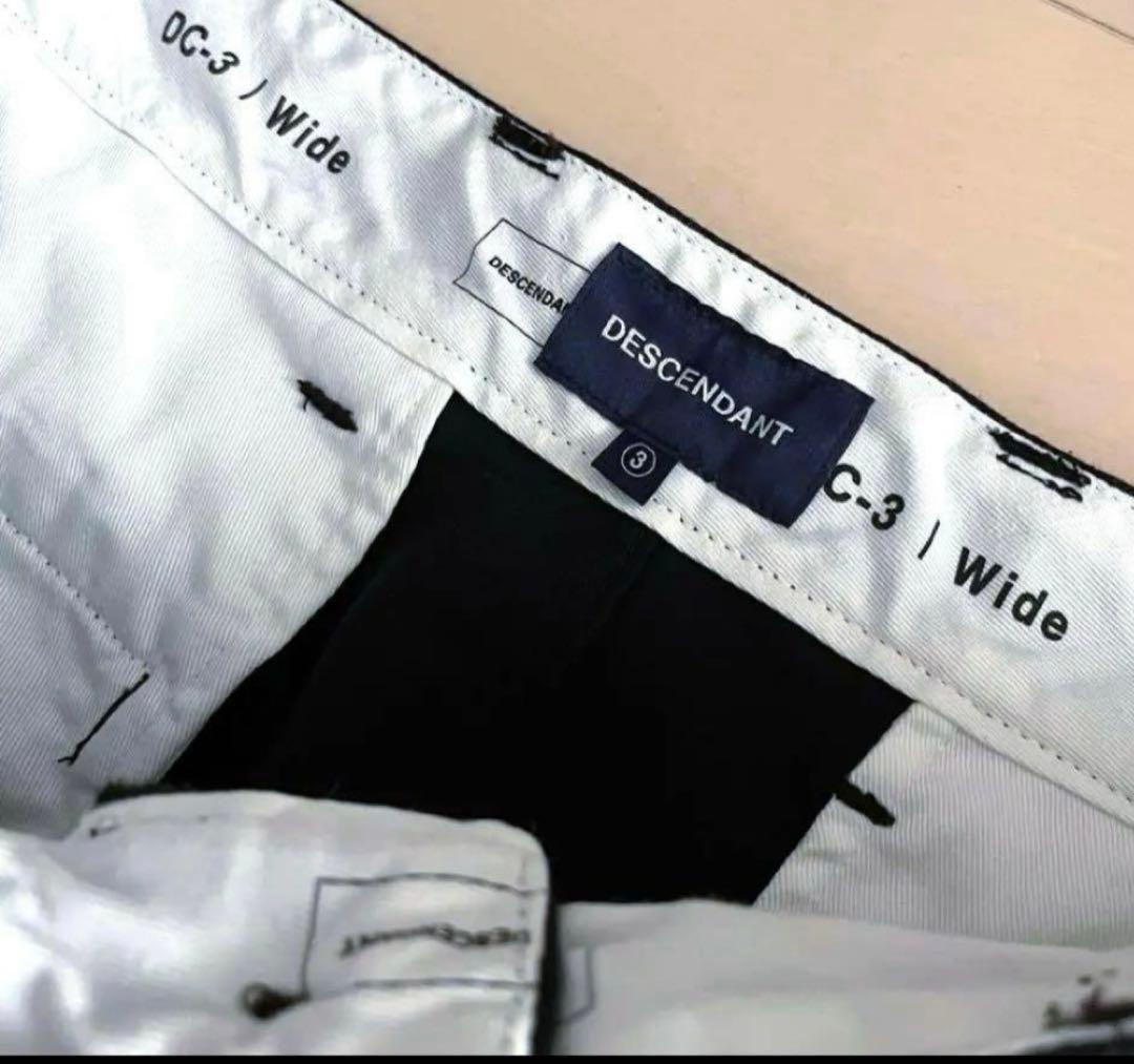 3 DESCENDANT DC-3 Wide パンツ