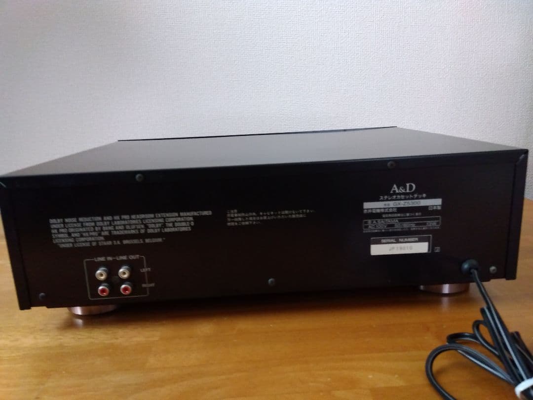 ジャンク A&D GQ-Z5300 3ヘッドカセットデッキ