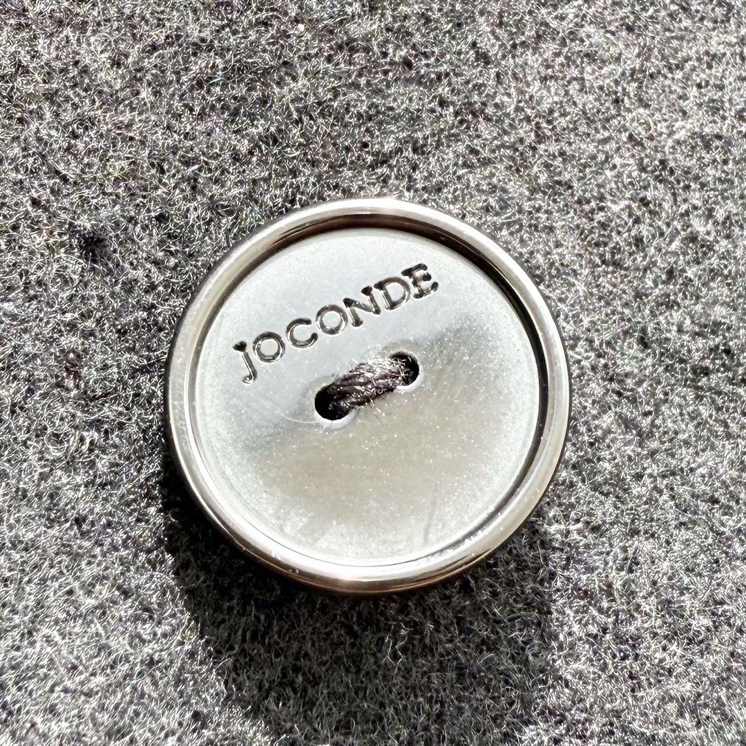 新品 MADAM JOCONDE ウールリバーコート 38 ブラック 定価7万