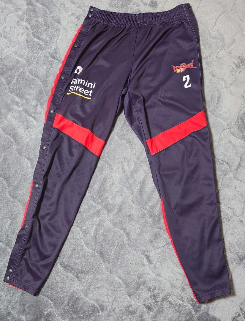 の*き様 三遠ネオフェニックス　ウォームアップジャージ　2番ドジャー選手実使用品