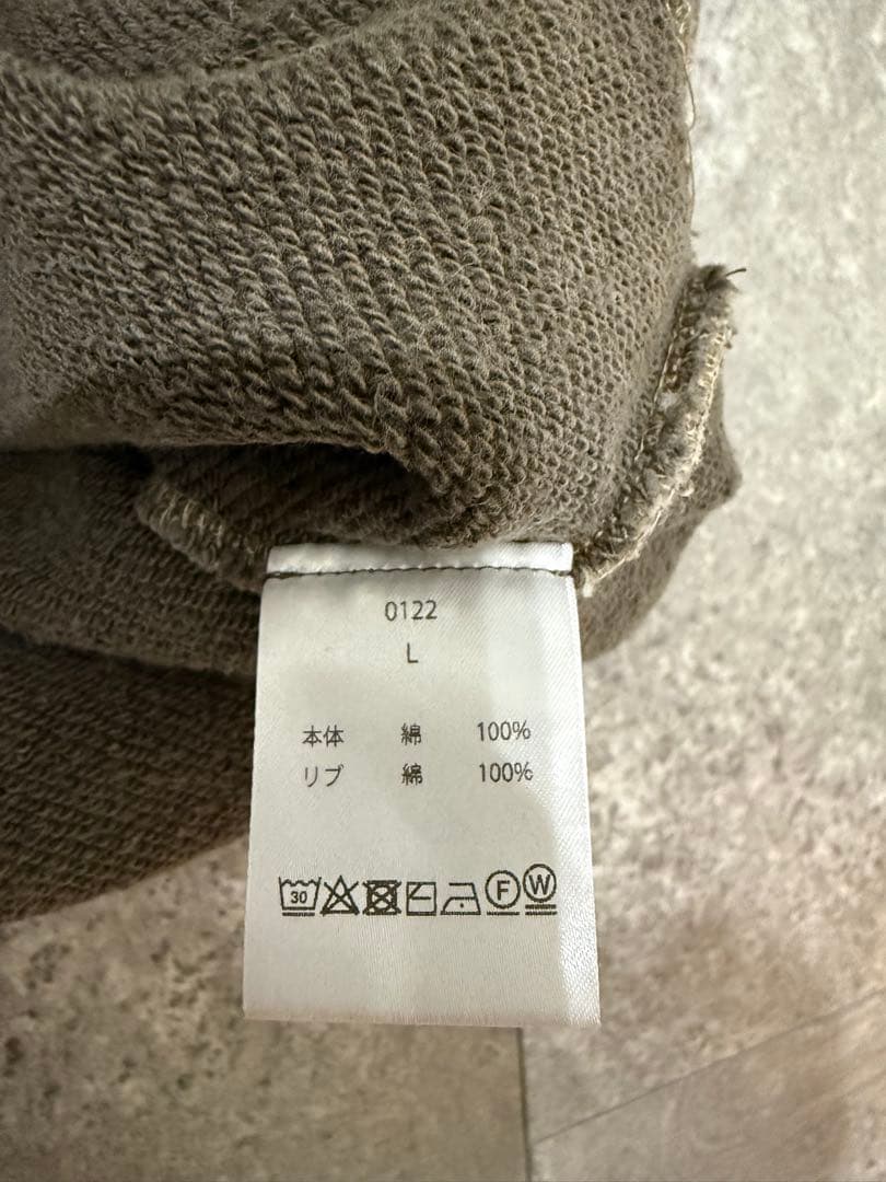 トップス ovy PigmentDamageProcessingCrewNeckSweat