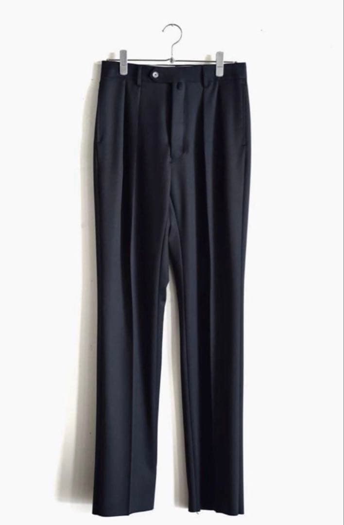 NEAT BELTLESS ヴィンテージ ウール ワイド スラックス