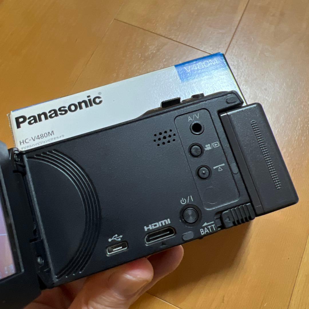 Panasonic HC-V480M フルHDビデオカメラ（大容量予備電池付）