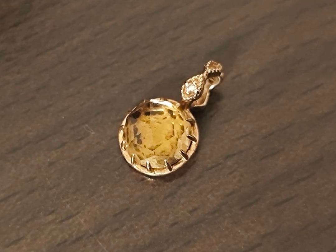 agete 2017 Spring Limited シャンパンクオーツ チャーム