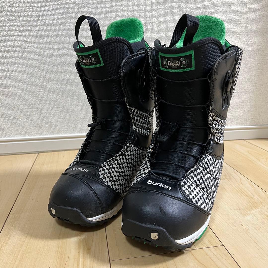 【即日発送】BURTON スノボEMERALD-ASIAN FIT24.0cm
