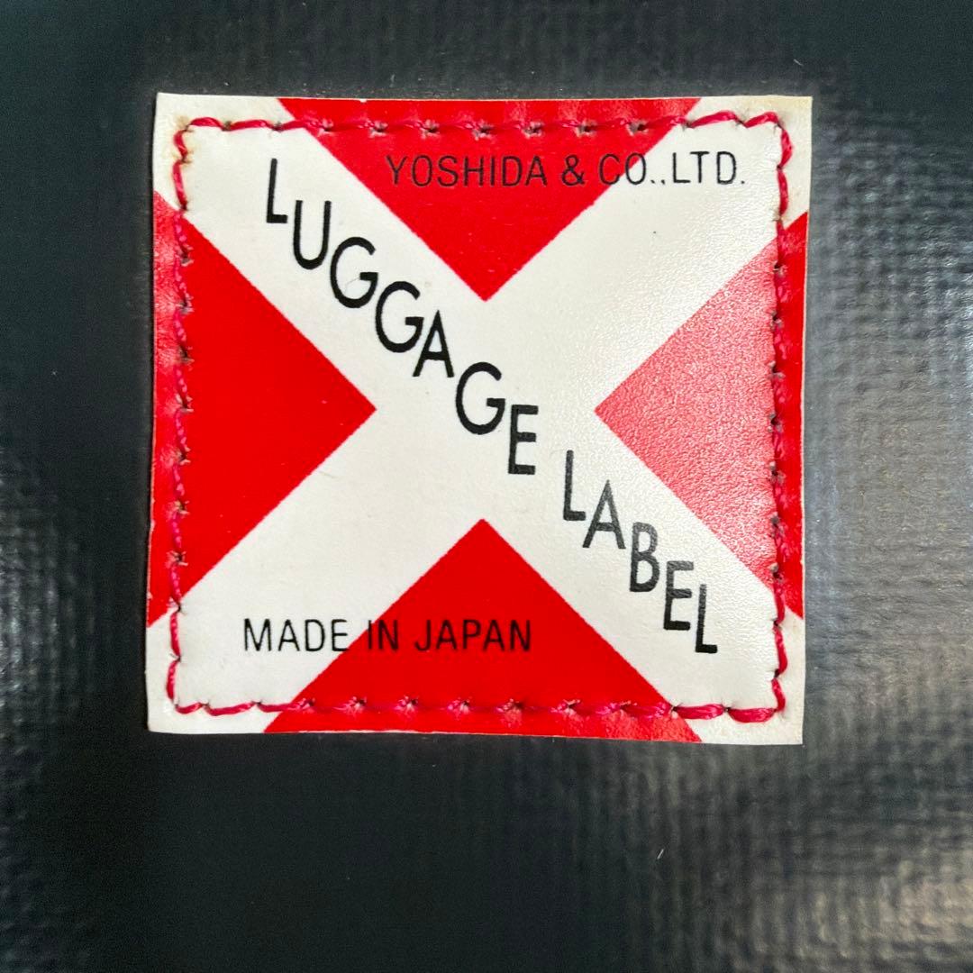 【極美品】ラゲッジレーベル　メッセンジャーバッグ　ライナー　黒系　赤バッテン