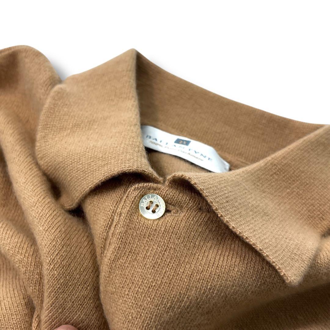 【美品】 BALLANTYNE　バランタイン カシミヤ100% ニット 長袖　襟