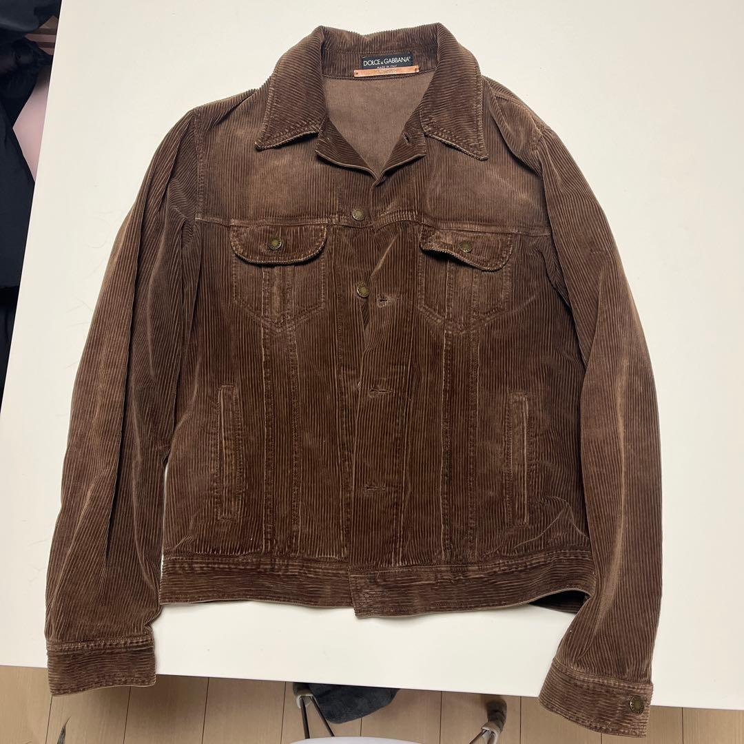 Dolce & Gabbana コーデュロイジャケット ブラウン