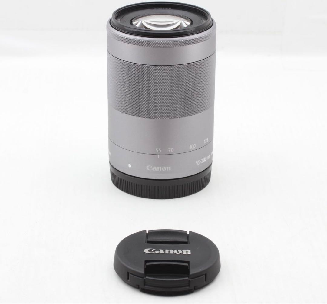 Canon EF-M55-200MM F4.5-6.3 IS STM シルバー