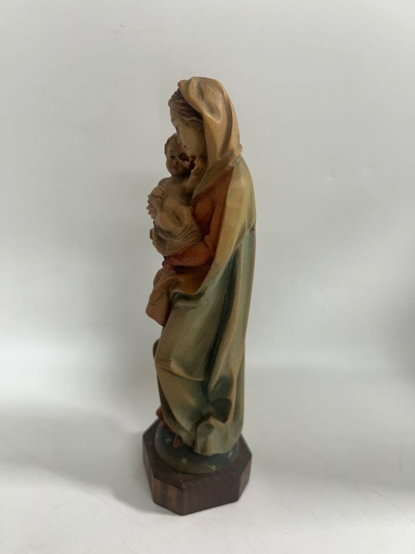 アンリ ANRI 聖母マリア像　アンティーク　キリスト　木製　置物