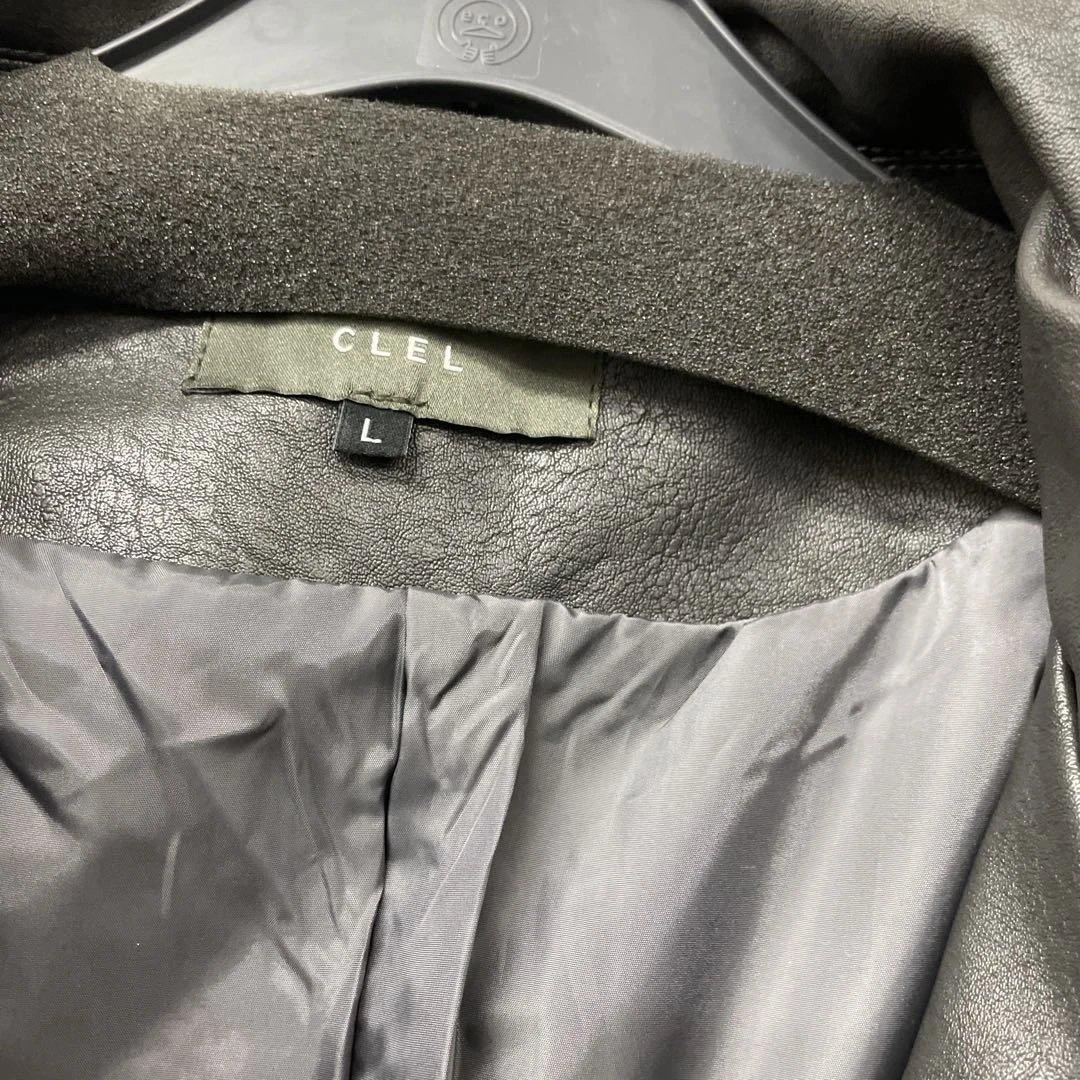 専用　CLEL 合皮ジャケットブルゾン、中綿スエードコート　セット　Lsize