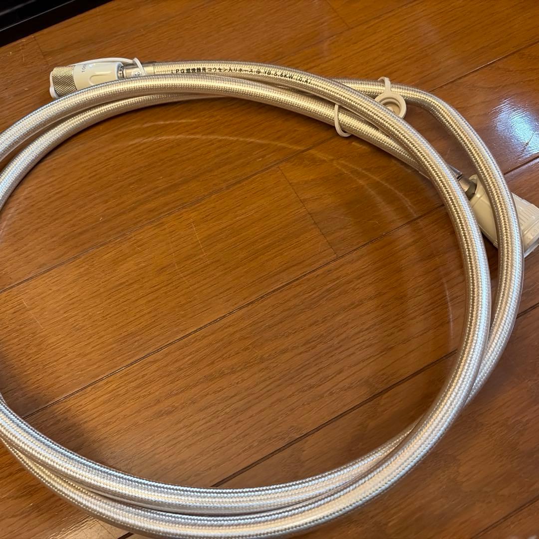 作動確認済　Rinnai ガスファンヒーター　プロパンガス用　ホース付