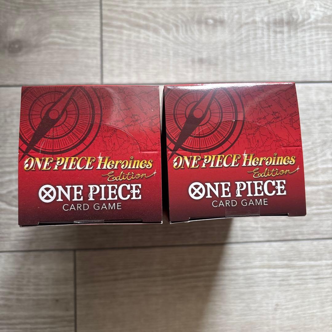 ワンピースカード ヒロインズエディション　テープカットなし　未開封　2BOX