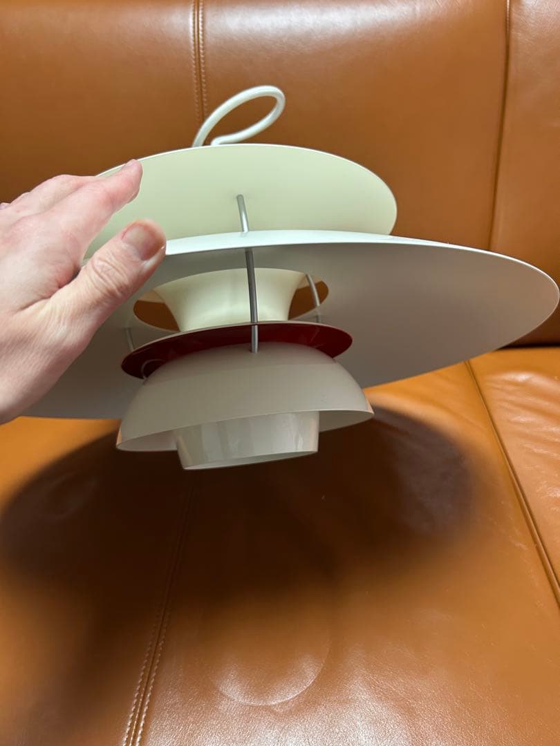 正規品 ルイスポールセン PH5 赤 レッド シーリングライト