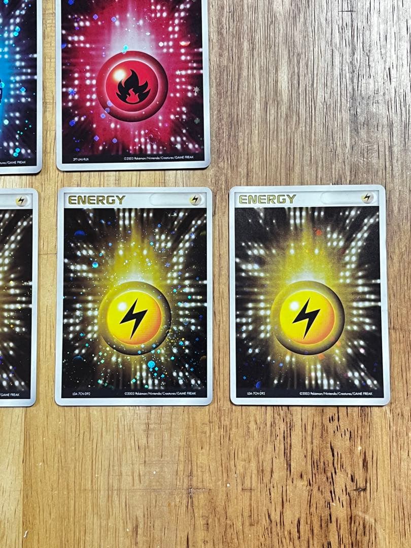 ポケモンカード　基本エネルギー各種　2003年　ADV ホイル　キラ