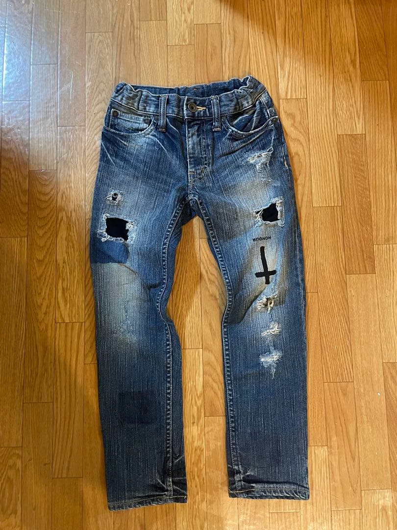 チ牛かわ 　L.G.B ダメージデニム